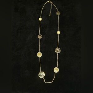 INC International Concepts Gold Medallion Necklace